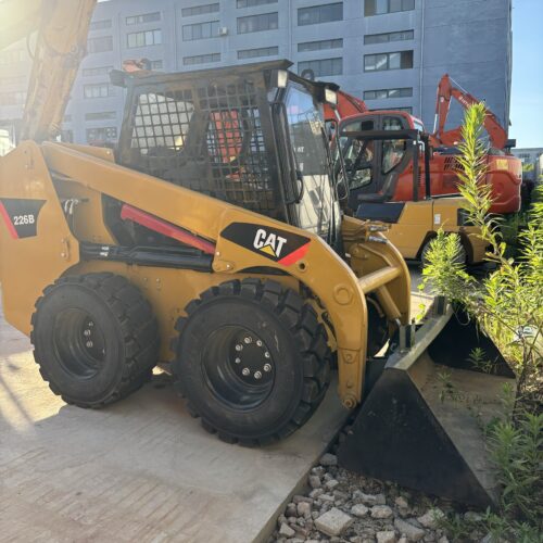 Original Used Caterpillar 226B Skid Steer Loader for Small Site Earthmoving - Loader - yixinexcavator.com