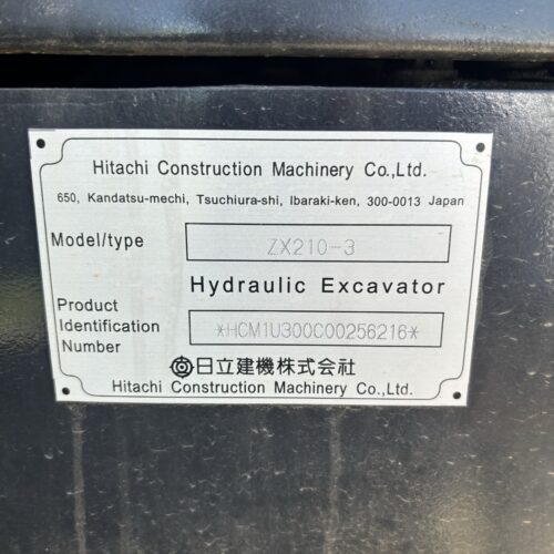 Original Used Hitachi ZX210 Tracked Digger for Road Construction and Site Prep...