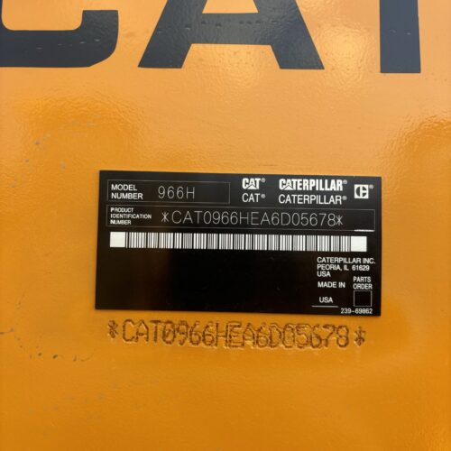 Original Used Caterpillar 966H Wheel Loader for Bulk Material Handling - Loader - yixinexcavator.com
