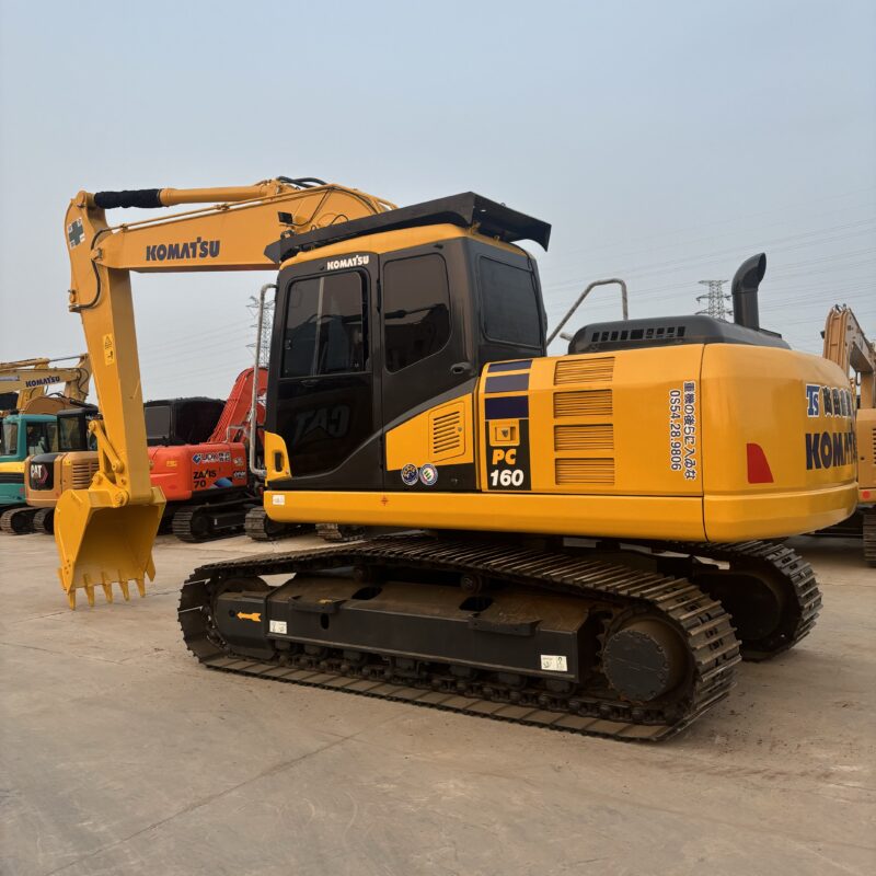 Original Used Komatsu PC160 Tracked Excavator for Roadworks and General Construction - Excavator - yixinexcavator.com
