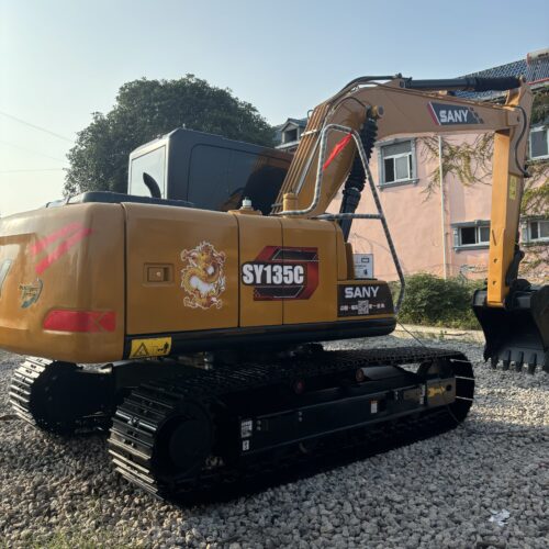 Original Used SANY SY135C Medium Excavator for Site Development and Digging</t...