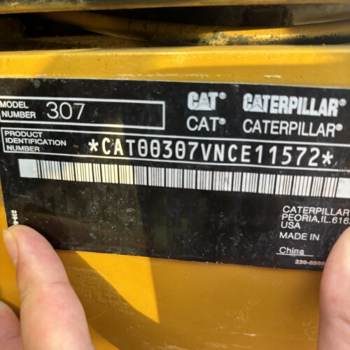 Original Used Caterpillar 307E2 Compact Hydraulic Excavator for Construction a...