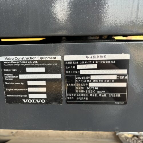 Original Used Volvo EC240 Hydraulic Excavator for Roadworks and Earthmoving</t...