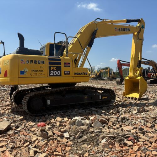 Original Used Komatsu PC200 Hydraulic Crawler Digger for Earthworks and Site E...