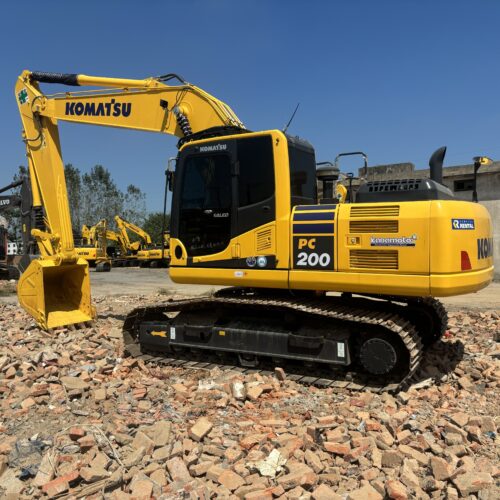 Original Used Komatsu PC200 Hydraulic Crawler Digger for Earthworks and Site E...