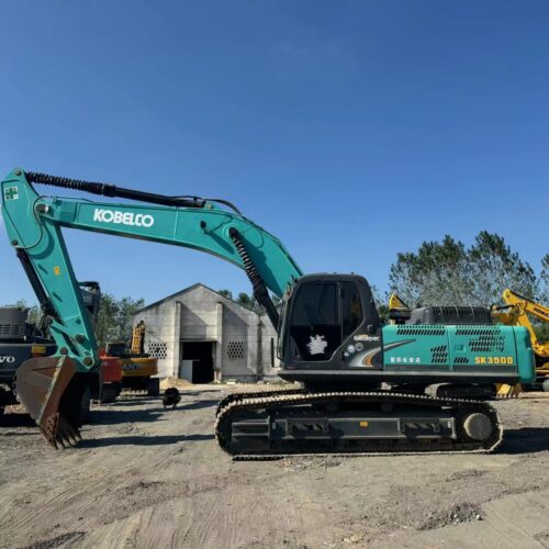 Original Used Kobelco SK350D Heavy Excavator for Demolition and Earthmoving</t...