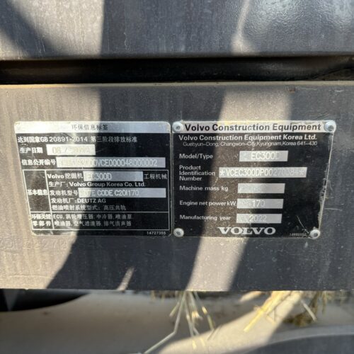 Original Used Volvo EC300DL Heavy Excavator for Mining and Civil Construction<...