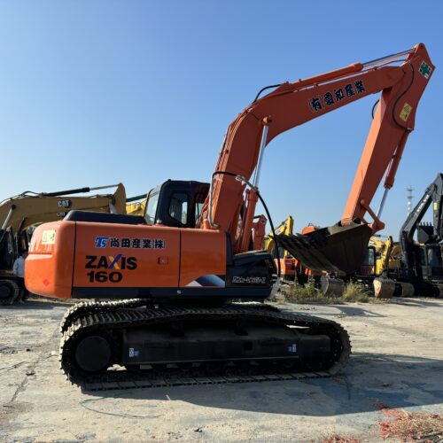 Original Used Hitachi ZX160 Hydraulic Digger for Construction and Ground Prepa...