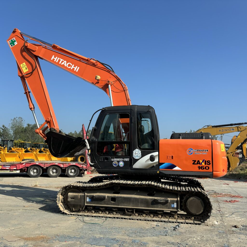 Original Used Hitachi ZX160 Hydraulic Digger for Construction and Ground Prepa...