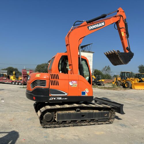 Original Used Doosan DX75LC-9C Compact Crawler Excavator for Construction Work - Excavator - yixinexcavator.com