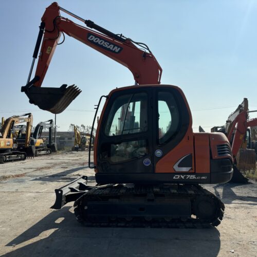 Original Used Doosan DX75LC-9C Compact Crawler Excavator for Construction Work - Excavator - yixinexcavator.com