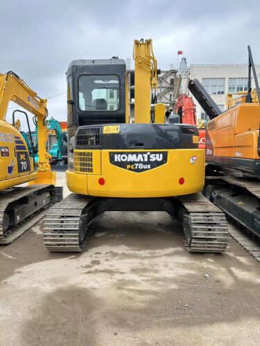 Original Used Komatsu PC78US Compact Excavator for Urban and Restricted Access...
