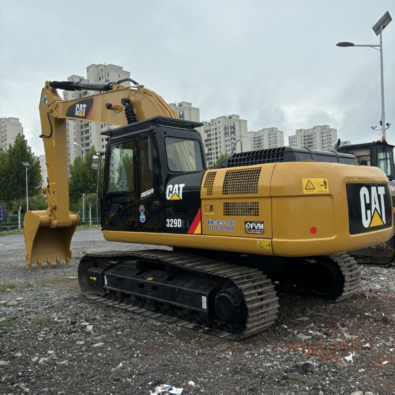 Original Used Caterpillar 329D2L Crawler Excavator for Foundation and Infrastr...