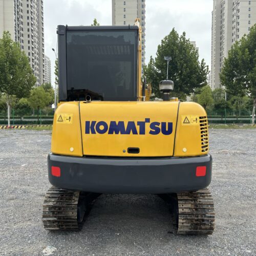 Original Used Komatsu PC56 Mini Excavator for Landscaping and Utility Construc...