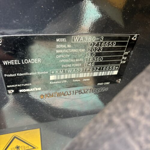 Original Used Komatsu WA380E Wheel Loader for Aggregate Loading and Material T...