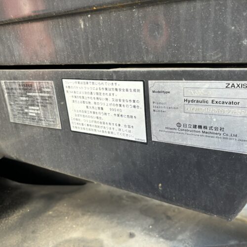 Original Used Hitachi ZX200 Crawler Excavator for Site Development and Trenchi...
