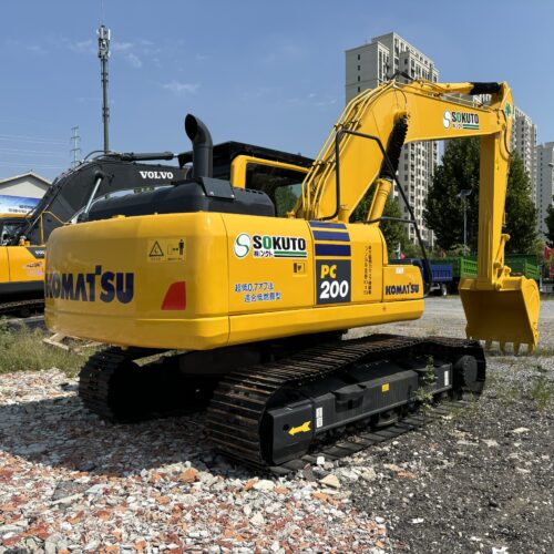 Original Used Komatsu PC200 Hydraulic Crawler Digger for Earthworks and Site E...