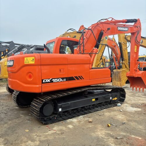 Original Used Doosan DX150 Hydraulic Excavator for Road and Building Projects<...