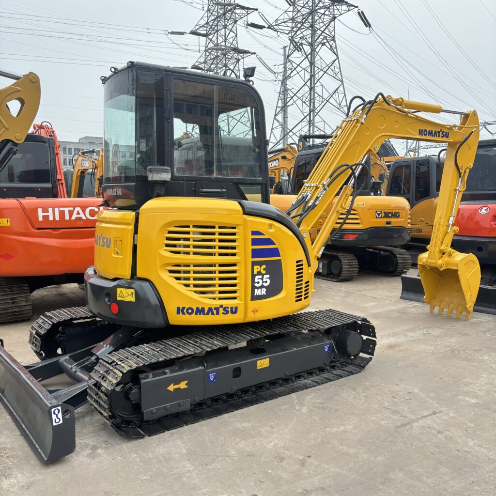 Original Used Komatsu PC55MR Compact Excavator for Tight Access and Landscapin...