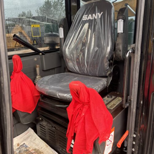Original Used SANY SY55C Compact Crawler Excavator for Trench and Foundation W...