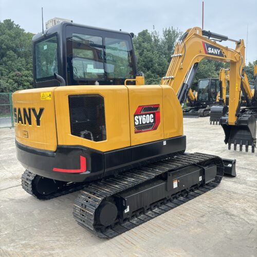 Original Used SANY SY60C Small Crawler Excavator for Trenching and Site Prepar...