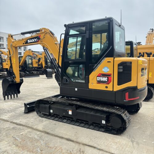 Original Used SANY SY60C Small Crawler Excavator for Trenching and Site Prepar...