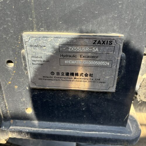 Original Used Hitachi ZX55 Mini Crawler Excavator for Compact Construction Sit...