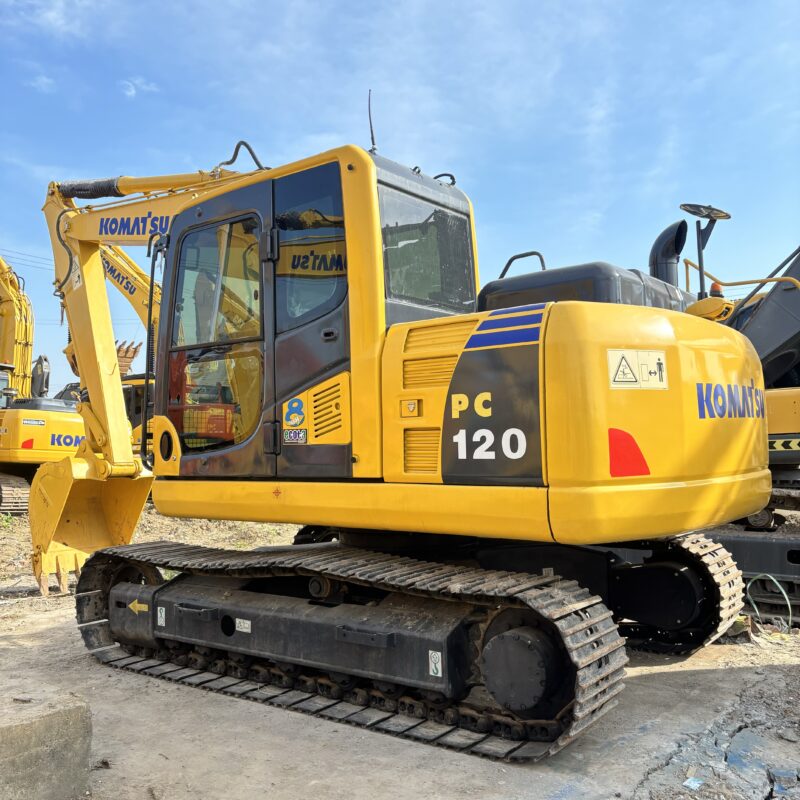 Original Used Komatsu PC120 Crawler Digger for Groundworks and Site Preparation - Excavator - yixinexcavator.com