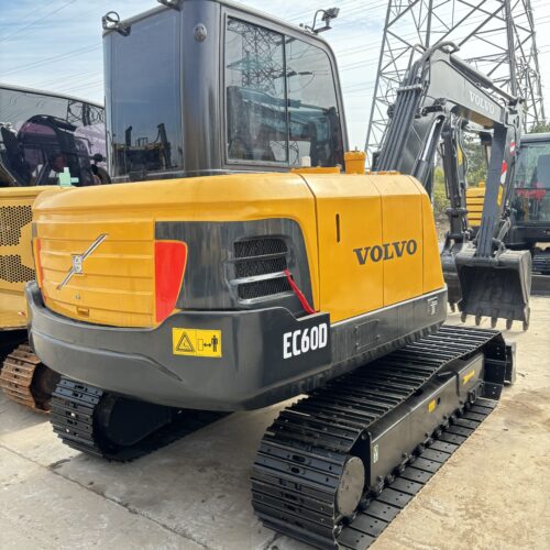 Original Used Volvo EC60D Compact Excavator for Utility and Landscaping Projec...