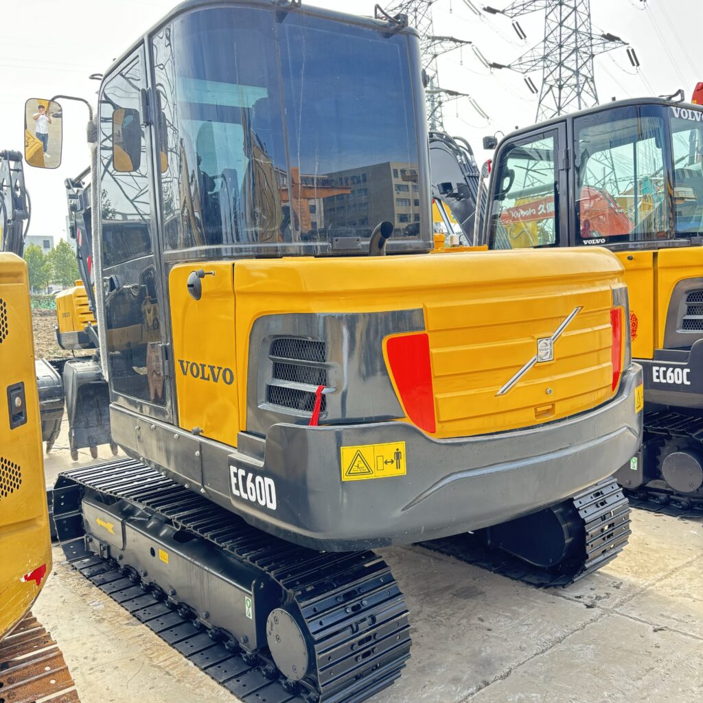 Original Used Volvo EC60D Compact Excavator for Utility and Landscaping Projec...