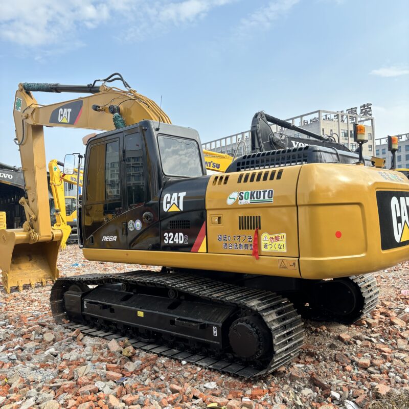 Original Used Caterpillar 324D Hydraulic Excavator for Trenching and Infrastru...