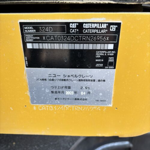 Original Used Caterpillar 324D Hydraulic Excavator for Trenching and Infrastru...