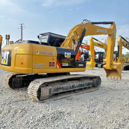 Original Used Caterpillar 323D2L Tracked Excavator for Building and Groundwork...