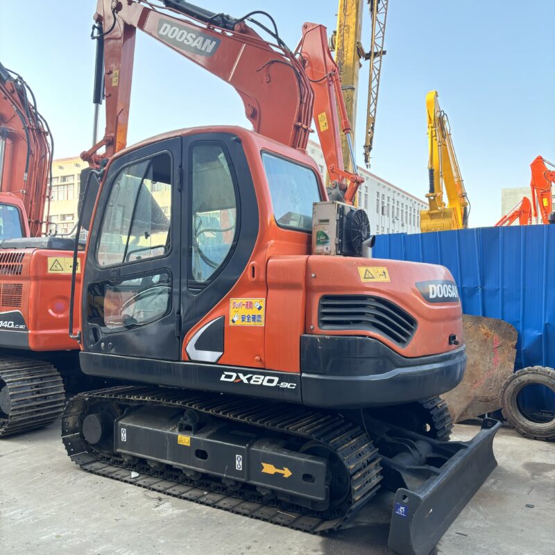 Original Used Doosan DX80-9C Crawler Excavator for Site Excavation - Excavator - yixinexcavator.com
