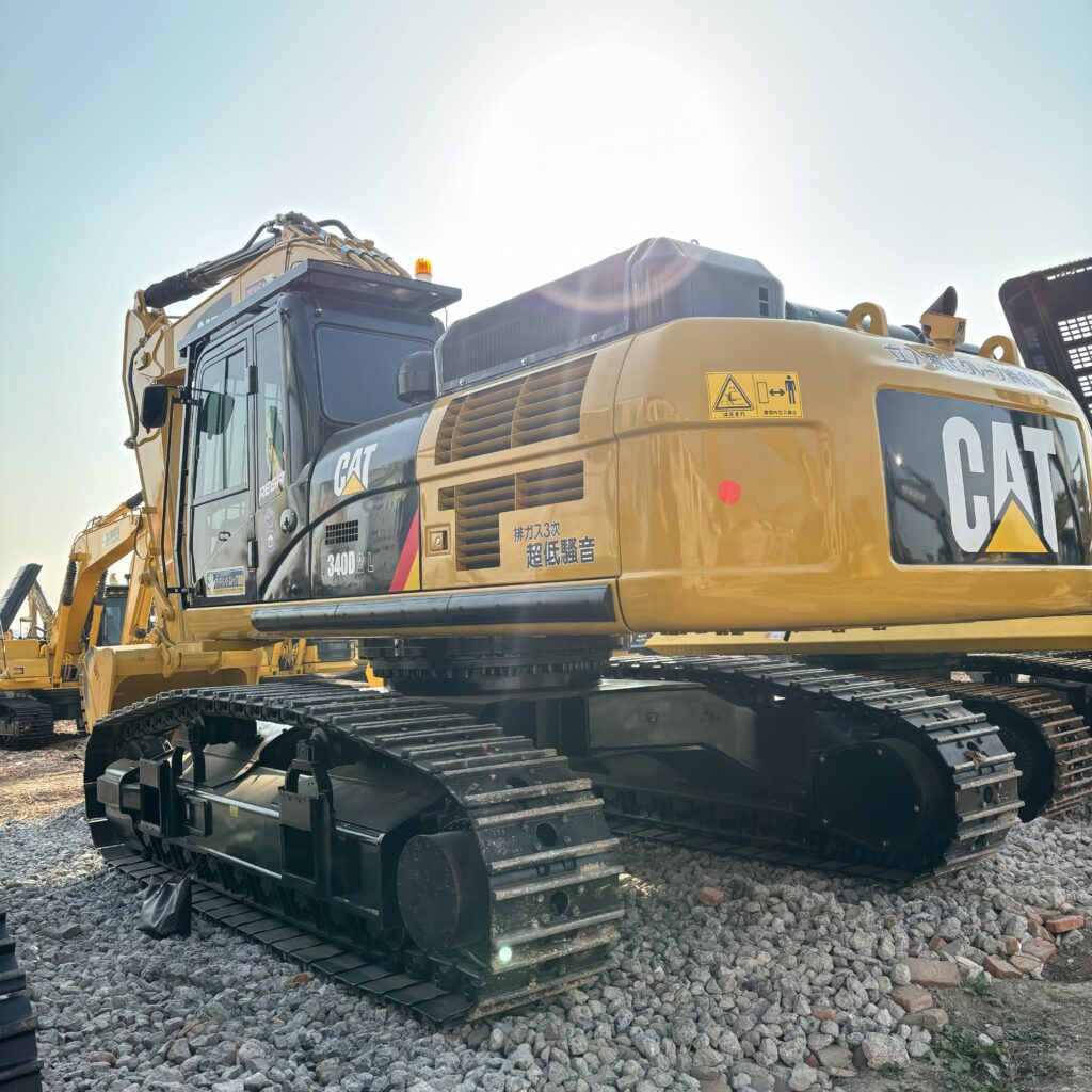 Original Used Caterpillar 340D2L Heavy Excavator for Mining and Construction</...