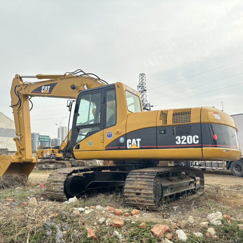 Original Used Caterpillar 320C Tracked Excavator for Earthworks and Construction - Excavator - yixinexcavator.com