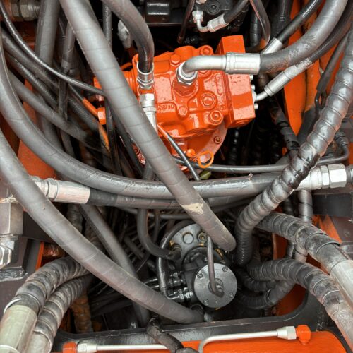 Original Used Doosan DX150W-9C Wheeled Excavator for Urban Road and Utility Wo...