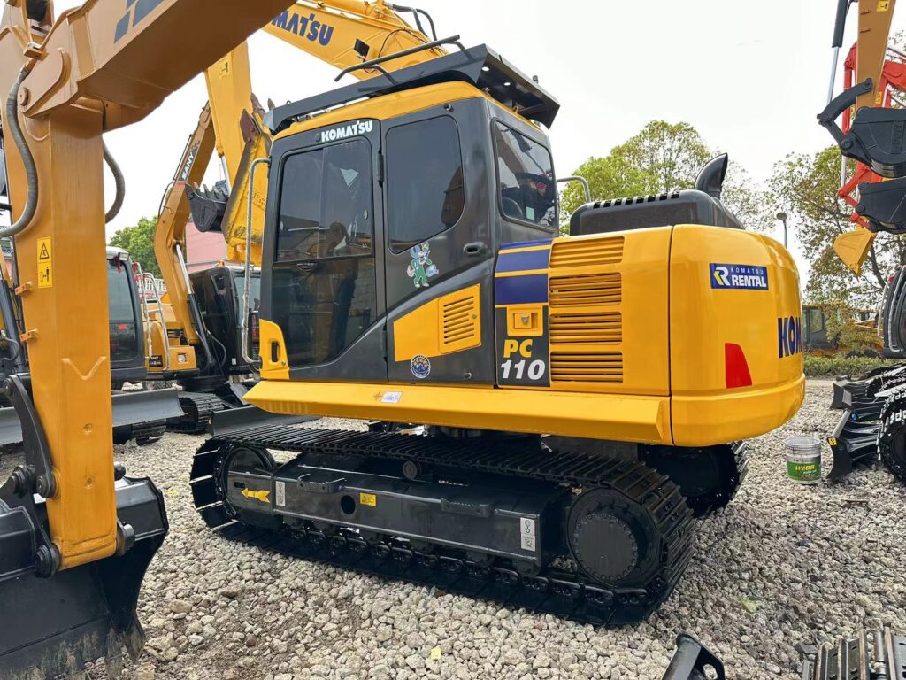 Original Used Komatsu PC110 Excavator for Foundation Work and General Earthmov...