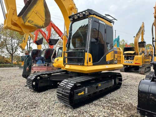 Original Used Komatsu PC110 Excavator for Foundation Work and General Earthmov...