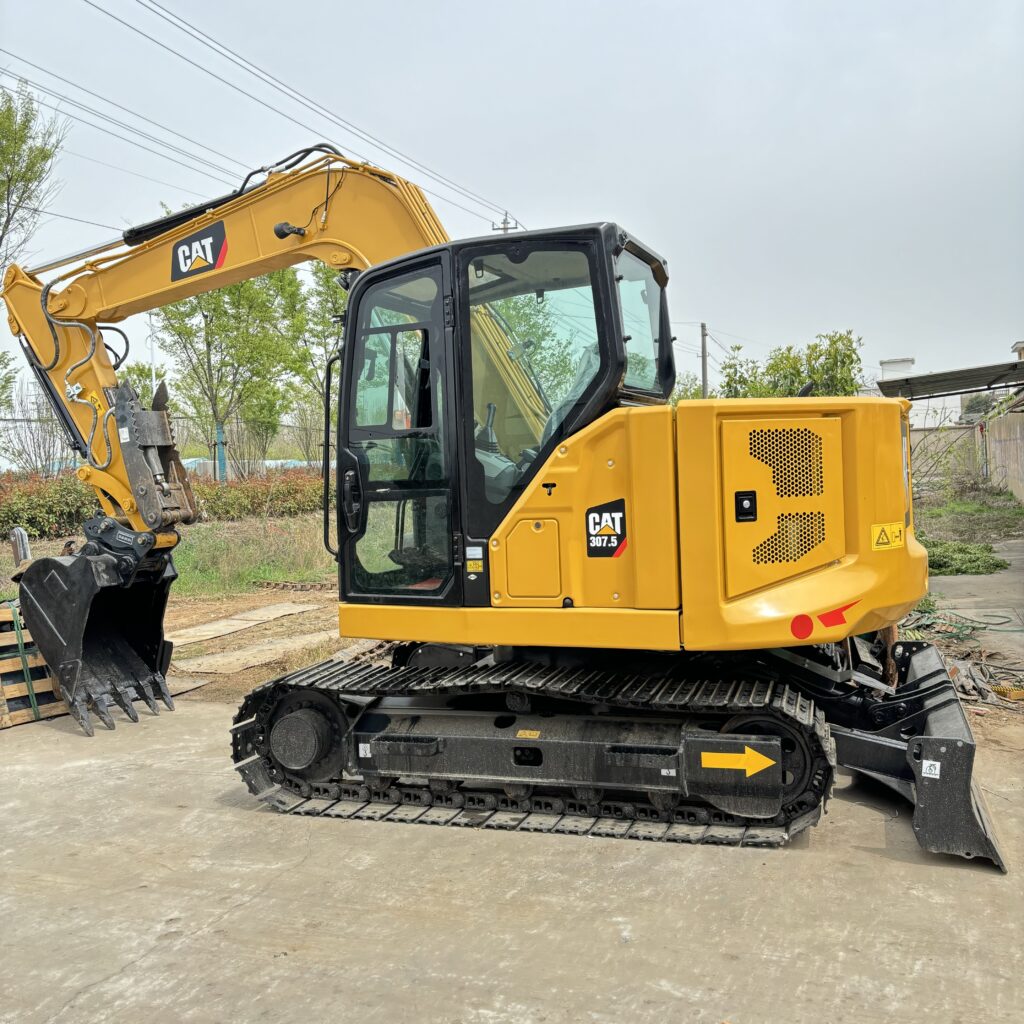 Original Used Caterpillar 307.5 Compact Excavator for Trenching and Landscaping - Excavator - yixinexcavator.com