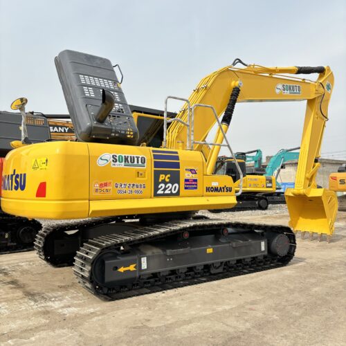 Original Used Komatsu PC220 Hydraulic Excavator for Commercial Construction an...