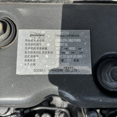 Original Used Doosan DX300LC-9C Heavy Tracked Excavator for Large Construction...