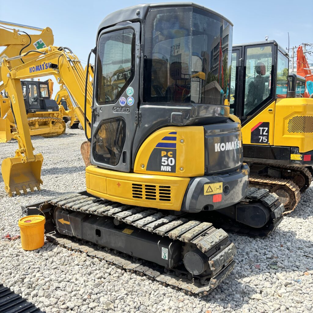 Original Used Komatsu PC50MR Mini Crawler Excavator for Small Construction Sit...