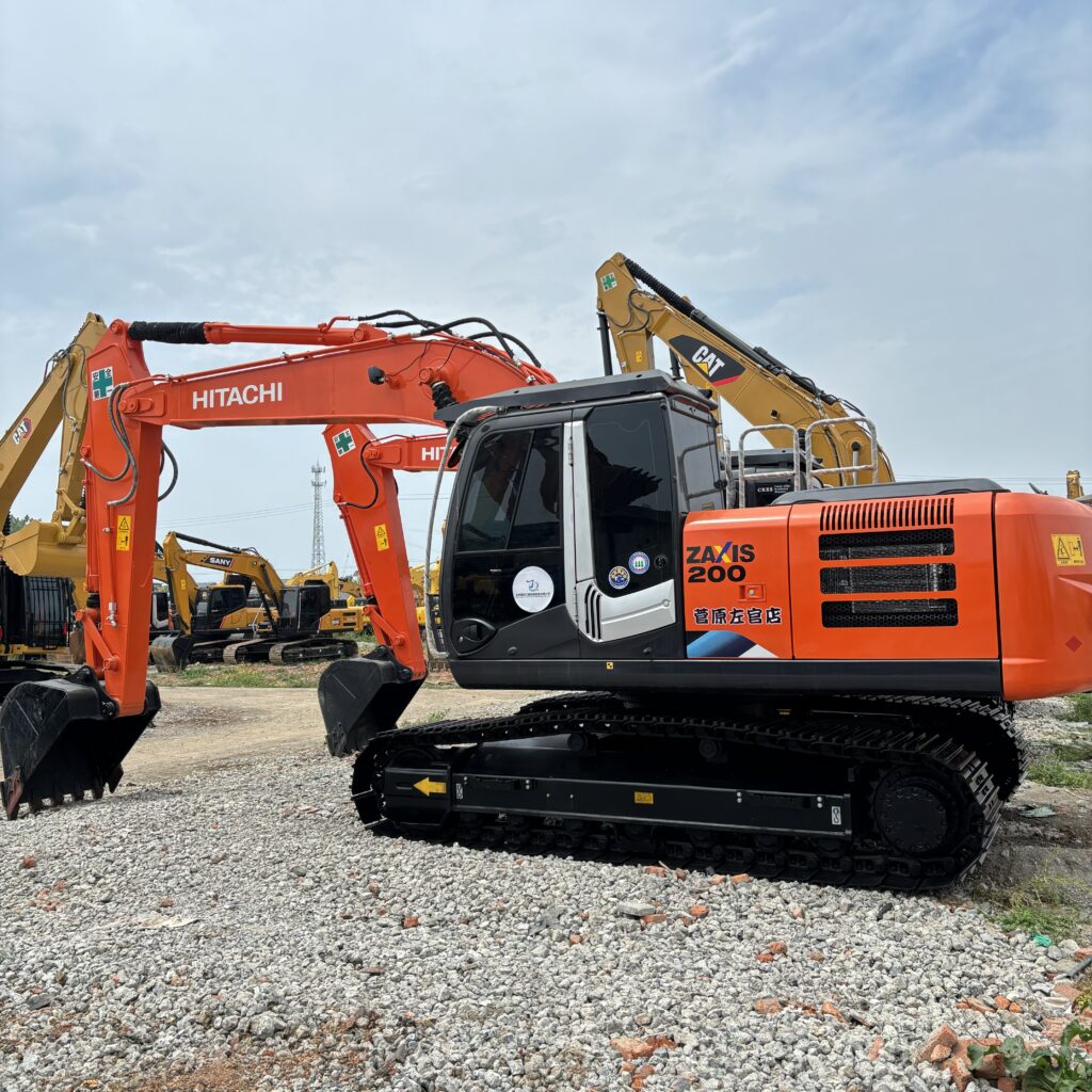 Original Used Hitachi ZX200-3 Hydraulic Crawler Excavator for General Earthmov...