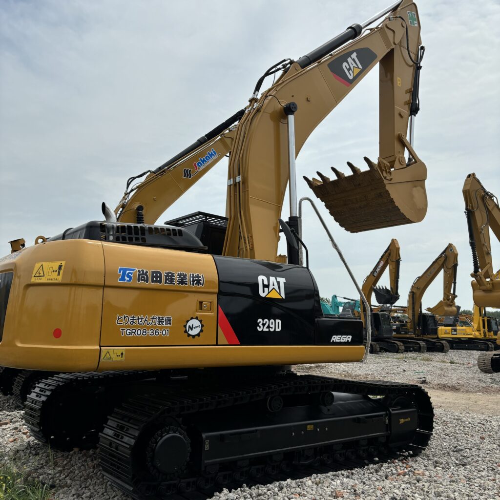 Original Used Caterpillar 329D Tracked Digger for Excavation and Groundworks</...