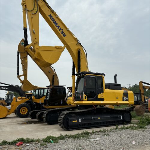 Original Used Komatsu PC400LC Large Crawler Excavator for Heavy Earthmoving</t...