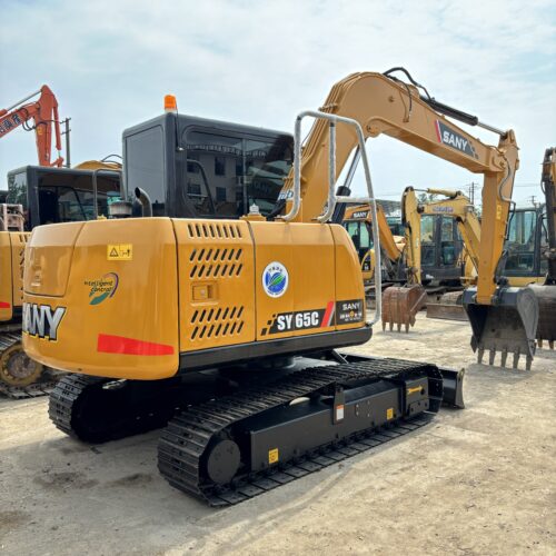 Original Used SANY SY65C Compact Excavator for Landscaping and Utility Work</t...
