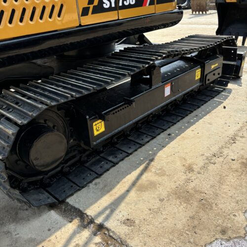 Original Used SANY SY75C Compact Crawler Digger for Trenching and Ground Prepa...