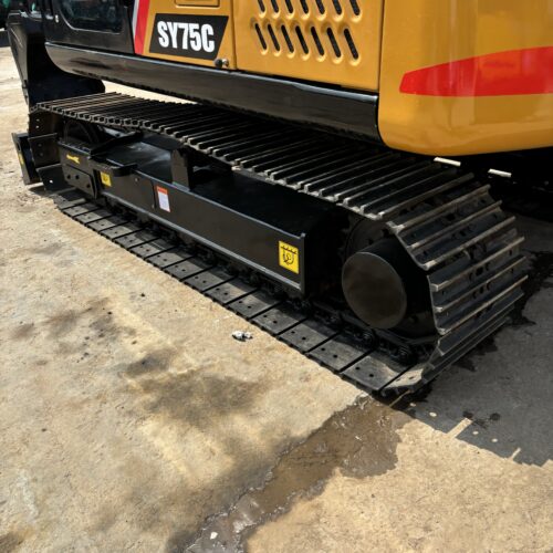 Original Used SANY SY75C Compact Crawler Digger for Trenching and Ground Prepa...