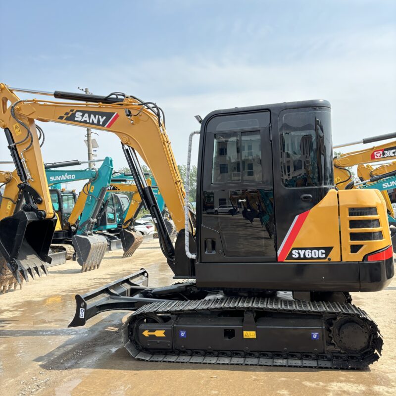 Original Used SANY SY60C Pro Compact Excavator for Landscaping and Site Development - Excavator - yixinexcavator.com
